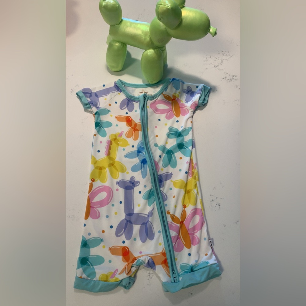 Little Sleepies Zippy 12–18M Balloon Animal Bamboo Pajama